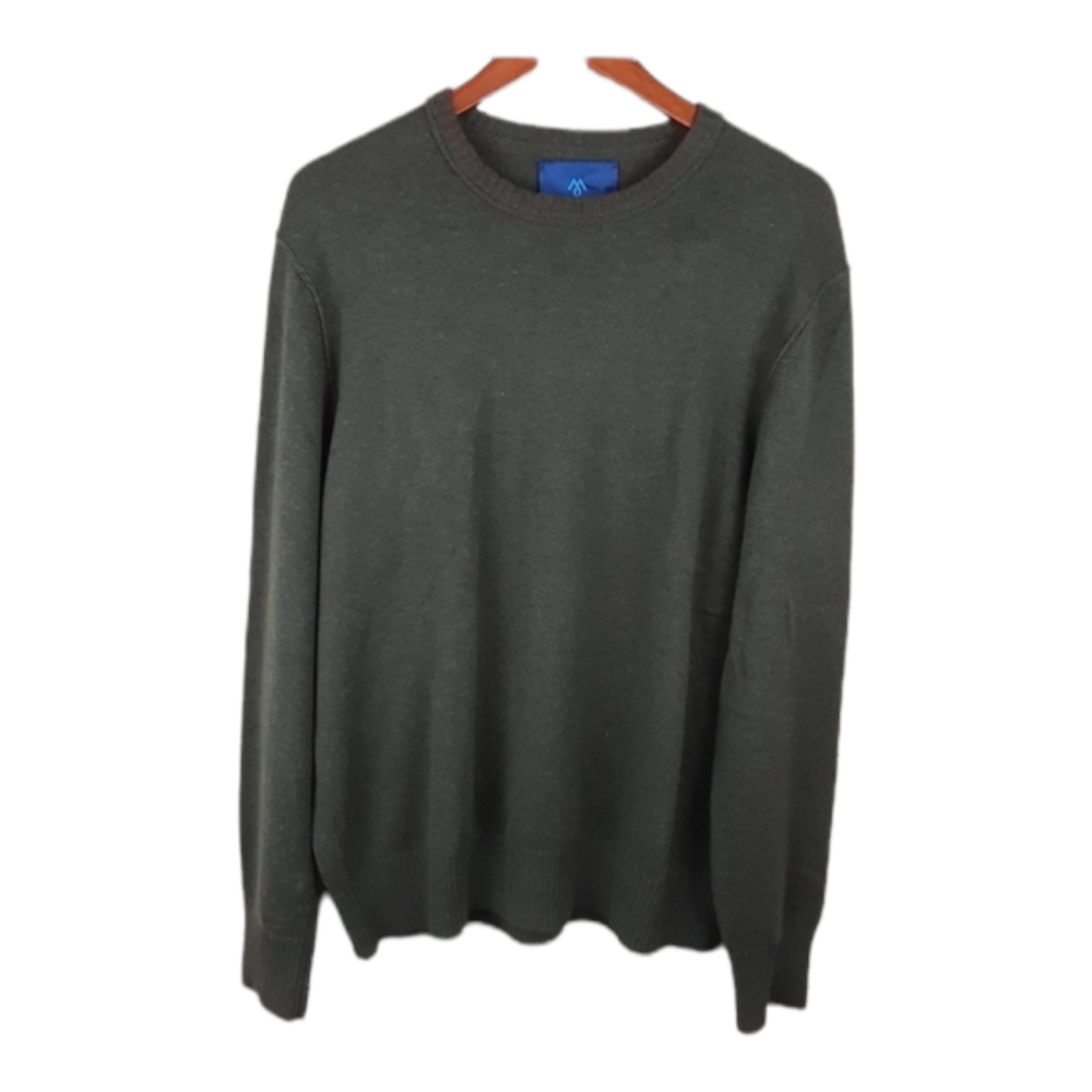 MARTIN+OSA Men's Green Crewneck Sweater